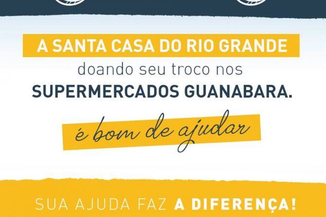 Doe seu troco no Supermercados Guanabara e ajude a Santa Casa