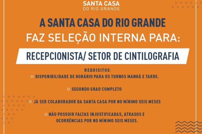 Santa Casa faz seleção interna