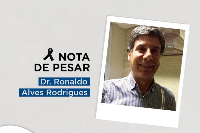 NOTA DE PESAR | Dr. Ronaldo Alves Rodrigues