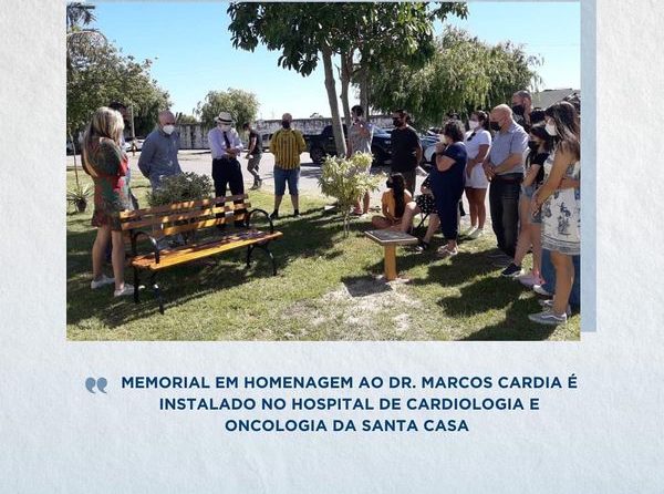 Memorial em homenagem ao Dr. Marcos Cardia é instalado no Hospital de Cardiologia e Oncologia da Santa Casa