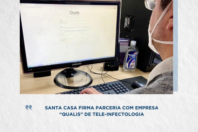 Santa Casa do Rio Grande firma parceira com a empresa “Qualis” de tele-infectologia