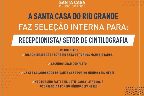 Santa Casa faz seleção interna