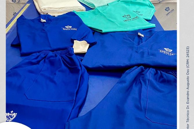 Funcionários do Centro Cirúrgico e UTI recebem novos uniformes, campos cirúrgicos e hampersㅤ