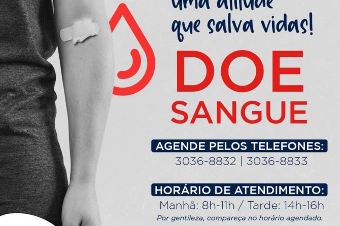 Uma atitude que salva vidas: doe sangue