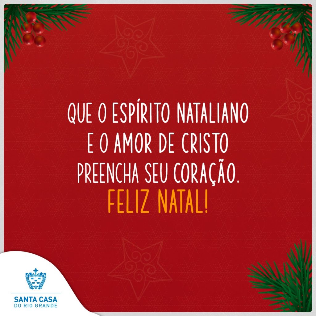 Feliz natal! – Associação de Caridade Santa Casa do Rio Grande