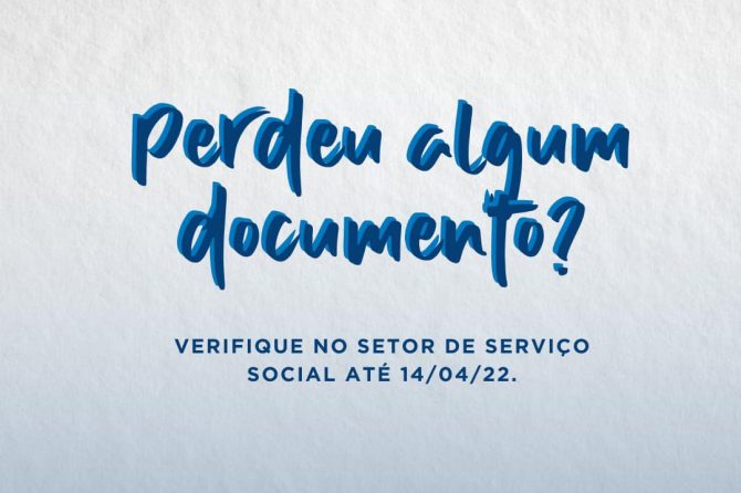 Documentos perdidos na Santa Casa estarão disponíveis em arquivo até 14/04/2022