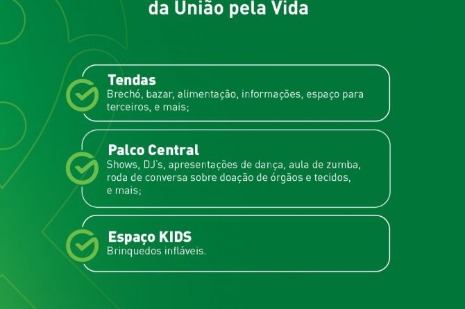 Confira as atrações da “Feira Beneficente do “União Pela Vida”