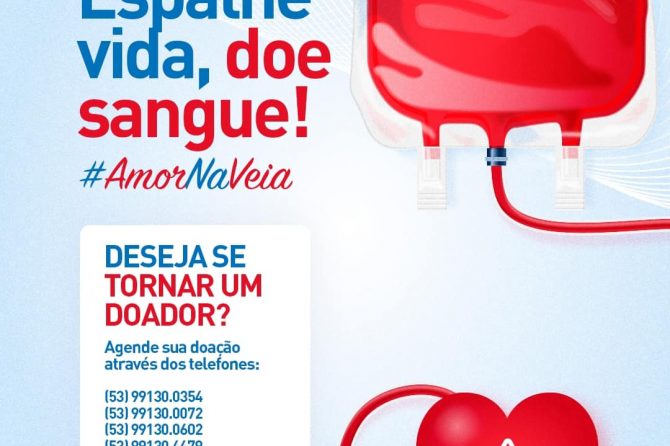 Espalhe vida, doe sangue!