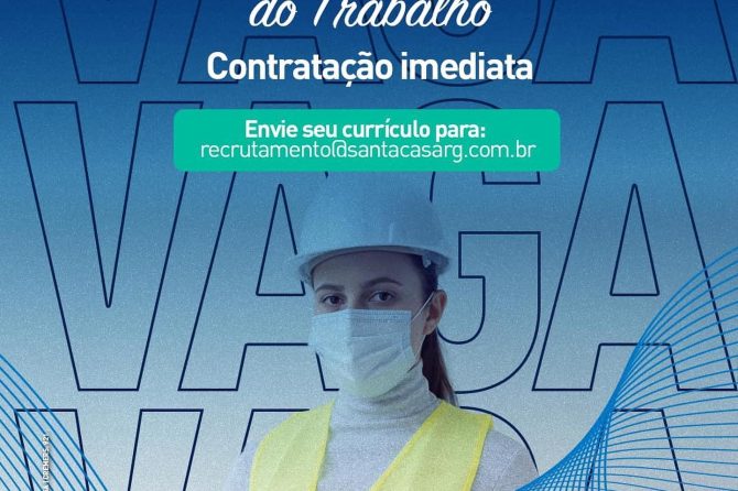 TEMOS VAGAS: TÉCNICO (A) EM SEGURANÇA DO TRABALHO E TÉCNICO E/OU TECNÓLOGO EM RADIOLOGIA COM ESPECIALIZAÇÃO EM RADIOTERAPIA: